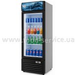 Шкаф холодильный Hurakan HKN-BC348C стеклянная распашная дверь